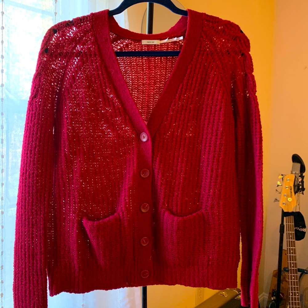 Urban Outfitter’s Kimchi Blue cut out Cardigan